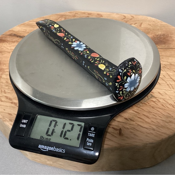 Beautiful vintage hand painted Railroad Spike - Flowers themed design - Unique - Picture 11 of 12